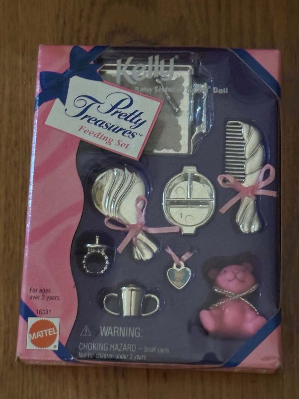 1996 Mattel Kelly Pretty Treasures Feeding Set #16331